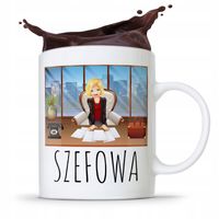 Kubek Prezent Dla Szefowej Szefowa Z Nadrukiem Ze Zdjęciem