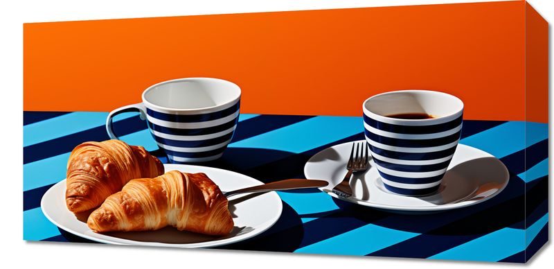 Obraz 60x30cm Croissanty zdjęcie 1