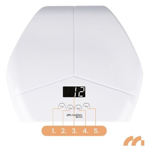 LAMPA DO PAZNOKCI UV DUAL LED DO HYBRYD ŻELI MANICURE PEDICURE 268W LUSTRO na Arena.pl