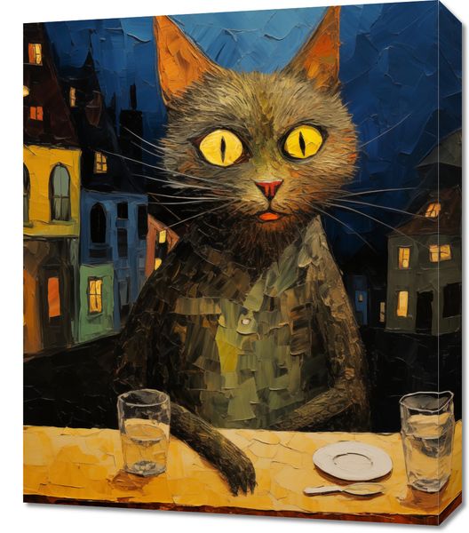 Obraz 50x60cm Nocny Obserwator zdjęcie 1