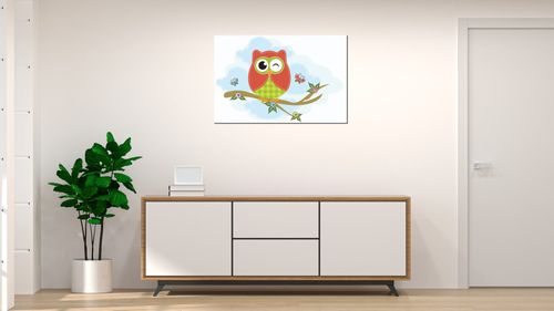 Obraz Drukowany 60X40 Patchworkowa Sówka na Arena.pl
