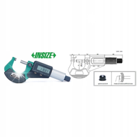 Mikrometr elektroniczny 25-50mm zewnętrzny INSIZE (3109-50A)