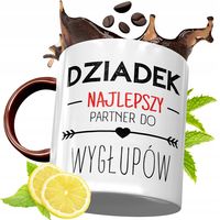 Kubek Bordowy Dla Dziadka Na Urodziny Prezent Z Nadrukiem Ze Zdjęciem