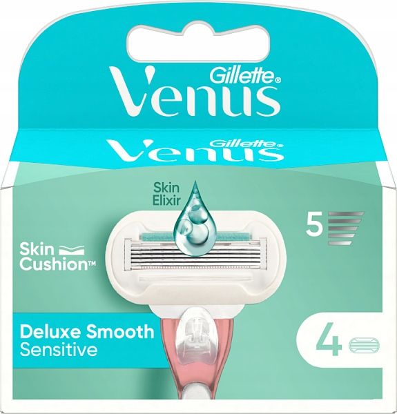 Venus Deluxe Smooth Sensitive, 4 wkłady do maszynki zdjęcie 1