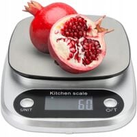 Waga kuchenna MEMFLOW Waga kuchenna 5000g 0,1g srebrny/szary 5 kg