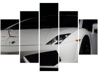 105CM 150CM ZEGAR 5 ELEM LAMBORGHINI GALLARDO BRETT LEVIN DRUK OBRAZ