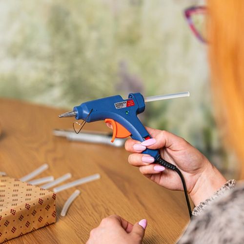PISTOLET DO KLEJU NA GORĄCO DO KLEJENIA KLEJARKA 7mm +62 WKŁADY KLEJU na Arena.pl
