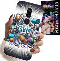 ETUI DO XIAOMI REDMI 8 - SIŁOWNIA GYM FITNESS SPORT CASE + SZKŁO