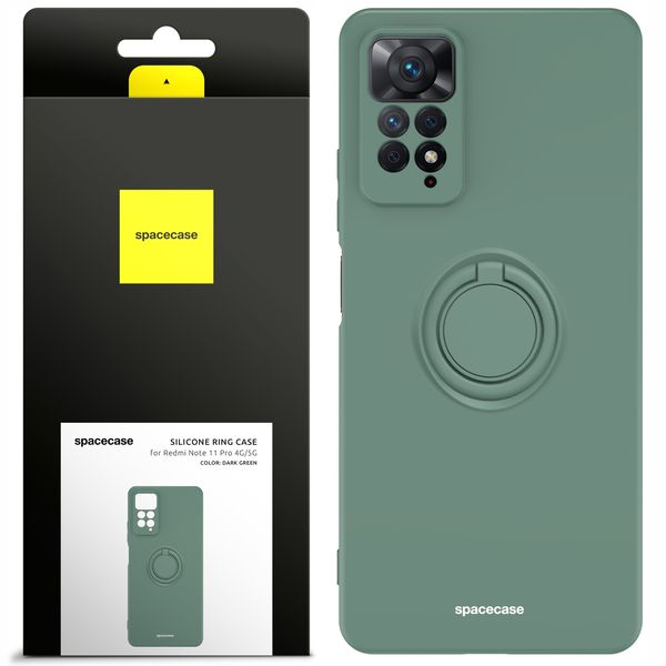 ETUI SILIKONOWE SPACECASE RING CASE DO REDMI NOTE 11 PRO 4G + SZKŁO zdjęcie 2