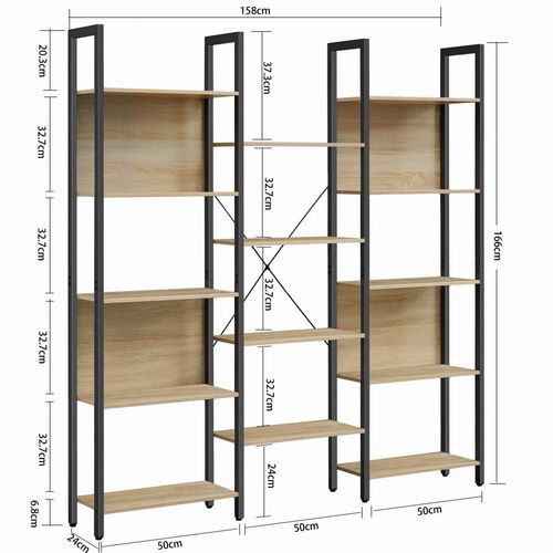 Regał - sonoma - LLS107B11 na Arena.pl
