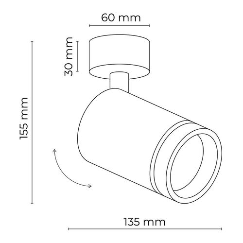 lampa reflektor spot jet white 6911 tk lighting na Arena.pl