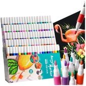 Markery akrylowe pisaki  flamastry 80 kolorów do kreatywnego malowania