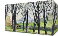 Obraz 30x20cm Chestnut Trees, Paul Cezanne Vintage do Salonu