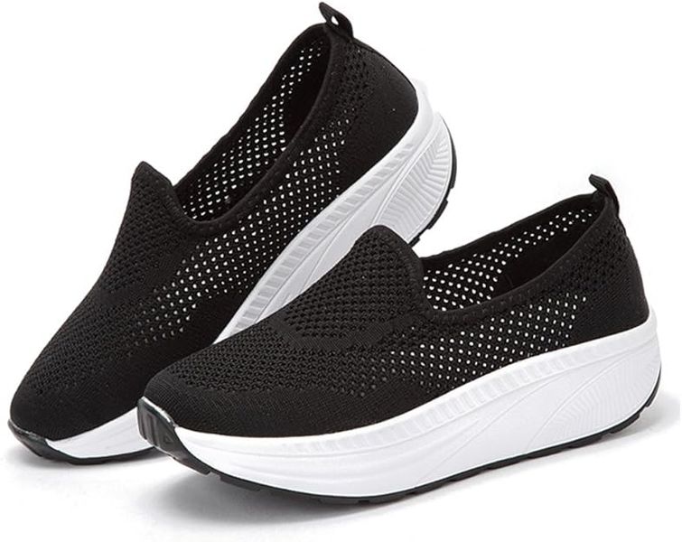 Buty Damskie Wsuwane Trekkingowe do Fitnessu Siłownia Czarne 40 5 3cm zdjęcie 3