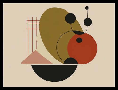 Plakat 40x30cm Geometryczny Balans na Arena.pl