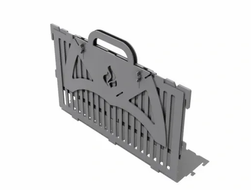 GRILL SKŁADANY, WĘGLOWY, TURYSTYCZNY zdjęcie 3