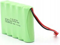 Akumulator RC 6V 2400mAh Ni-MH AA, Wtyczka JST, do Samochodu RC, Łodzi RC…