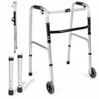 Balkonik chodzik rehabilitacyjny podpórka dla seniora do chodzenia 3w1