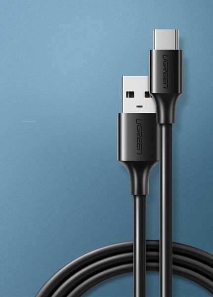 Kabel przewód USB - USB-C 2A 2m czarny zdjęcie 3