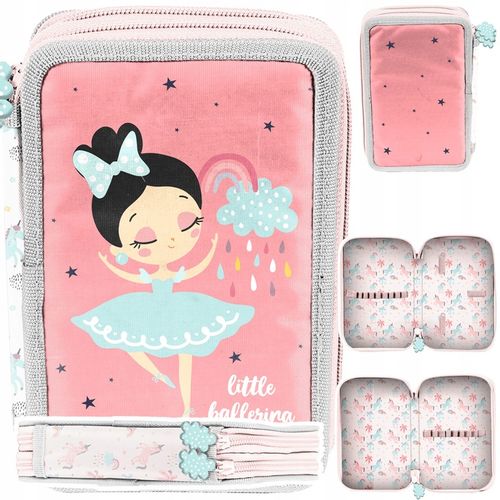 ZESTAW SZKOLNY 5-ELEMENTOWY TORNISTER DZIEWCZĘCY BALERINA BALETNICA PASO na Arena.pl