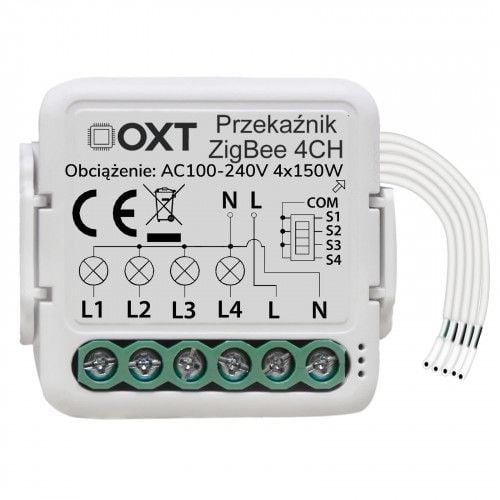 Sterownik do Smart Home OXT 4 obwody ZigBee Home Assistant na Arena.pl