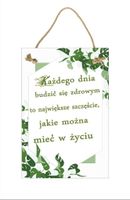 Każdego dnia – Obraz – Tabliczka motywacyjna 20×30