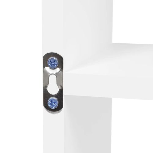 Wisząca półka z 8 przegrodami, biała, wysoki połysk na Arena.pl