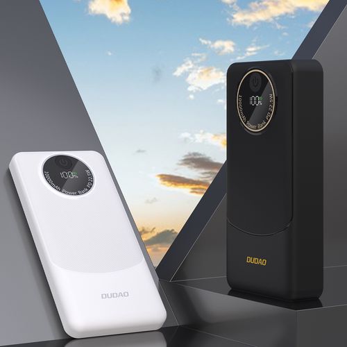 Powerbank K12 10000mAh USB-A USB-C PD22.5W - czarny na Arena.pl