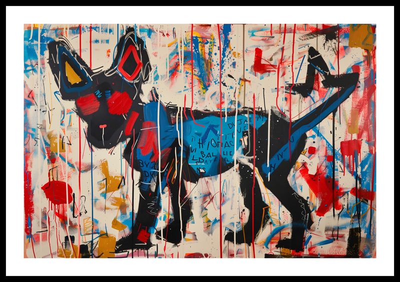 Plakat 60x40cm Miejski Pies zdjęcie 3