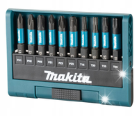 MAKITA Zestaw bitów Udarowych E-12011 Impact Black 10 szt. PH PZ TX Długie