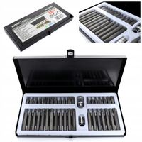 Zestaw komplet bitów specjalnych hex torx spline 40 elementów KD10220