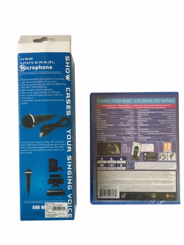 Mikrofon USB + gra Singstar Celebration PL PS4 na Arena.pl