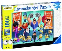 UKŁADANKA Kreatywna Zabawa PUZZLE Gra Manualna 100 ELEMENTÓW Bajka Minionki