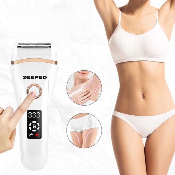 GOLARKA DAMSKA depilator trymer maszynka do ciała bikini nóg pach 3 w 1 USB zdjęcie 2