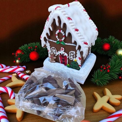 Kominek zapachowy świąteczna figurka domek Podstawka pod kadzidełka na Arena.pl