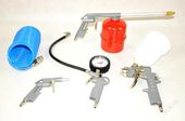 ZESTAW LAKIERNICZY PISTOLET DO MALOWANIA 5-ele. IT