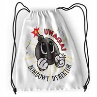 Plecak Sportowy Szkolny Dyrektora Worek Torba Z Nadrukiem Ze Zdjęciem