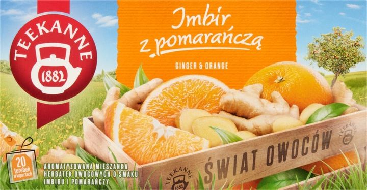 Teekanne Orange&Ginger, Ginger&Lemon, Ginger Mango, Ginger Elderflower 4szt zdjęcie 8