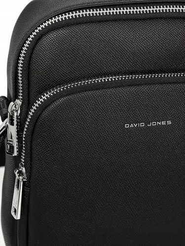 Torebka listonoszka David Jones męska saszetka na ramię czarna na Arena.pl