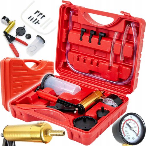 POMPA PRÓŻNIOWA PODCIŚNIENIOWA POMPKA CIŚNIENIOWA ZESTAW ETUI WALIZKA 120ML na Arena.pl