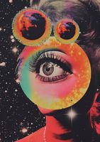 Plakat 42x59,4cm Oko w Kosmosie
