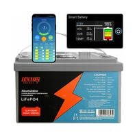Akumulator Lexton 12.8V 70Ah LifePO4 do kampera KAMPER wyświetlacz LCD