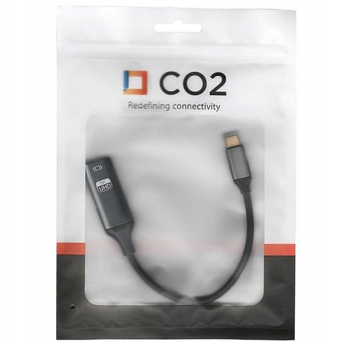 CO2 PRZEJŚCIÓWKA USB-C HDMI KABEL ADAPTER HUB USB TYP C DO HDMI MHL HD 4K 6 na Arena.pl