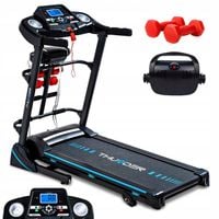 Bieżnia elektryczna domowa treningowa 140kg masażer amortyzacja