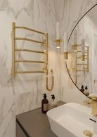 ELNA Grzejnik łazienkowy elektryczny Trapezium 5 Gold MINI KOMPAKTOWY