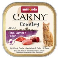 Animonda Carny Country Adult Wołowina, Jagnięcina i Bażant tacka 100g