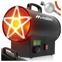 Nagrzewnica Gazowa Dmuchawa z Termostatem na Butlę Wąż Reduktor LCD 25kW