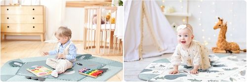 MATA EDUKACYJNA INTERAKTYWNA DWUSTRONNA SKŁADANA XXL 5w1 NUKIDO PODUSZKA na Arena.pl