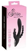 sweet smile triple stimulator - model z 7 trybami wibracji, fioletowy