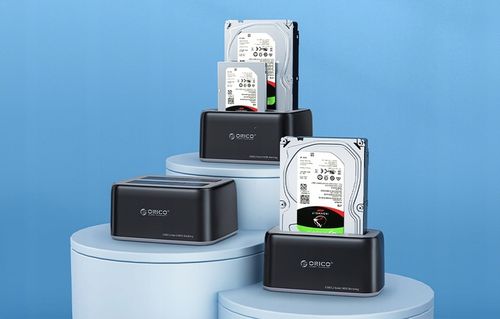 Orico Stacja Dokująca Dysków HDD SSD 2,5 3,5" 5Gbps USB-A USB-B Klonowanie na Arena.pl
